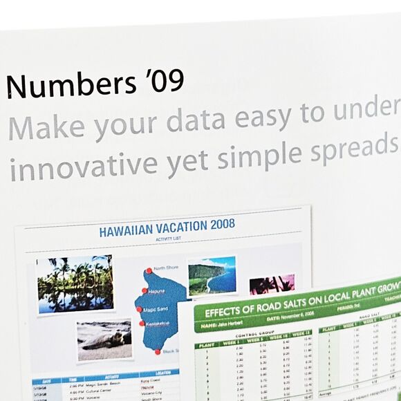 Vintage iWork Apple DVD - Version 9.0.3 - Includes Pages Keynote Numbers 2009 - Picture 6 of 11